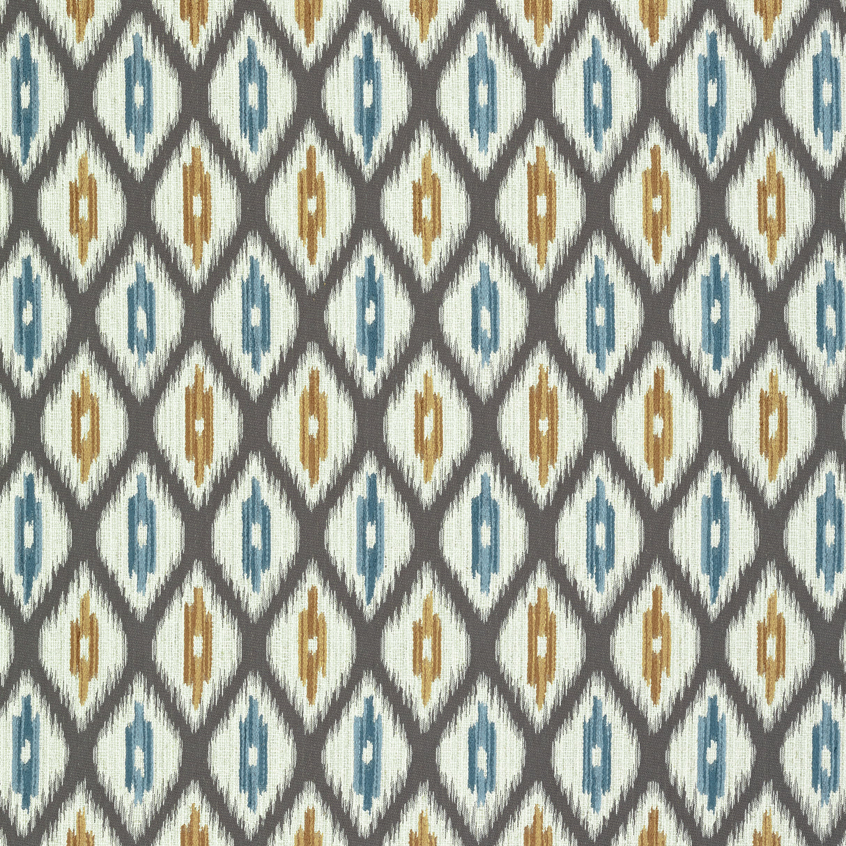 Thibaut W73364 RAJAH Charcoal Fabric