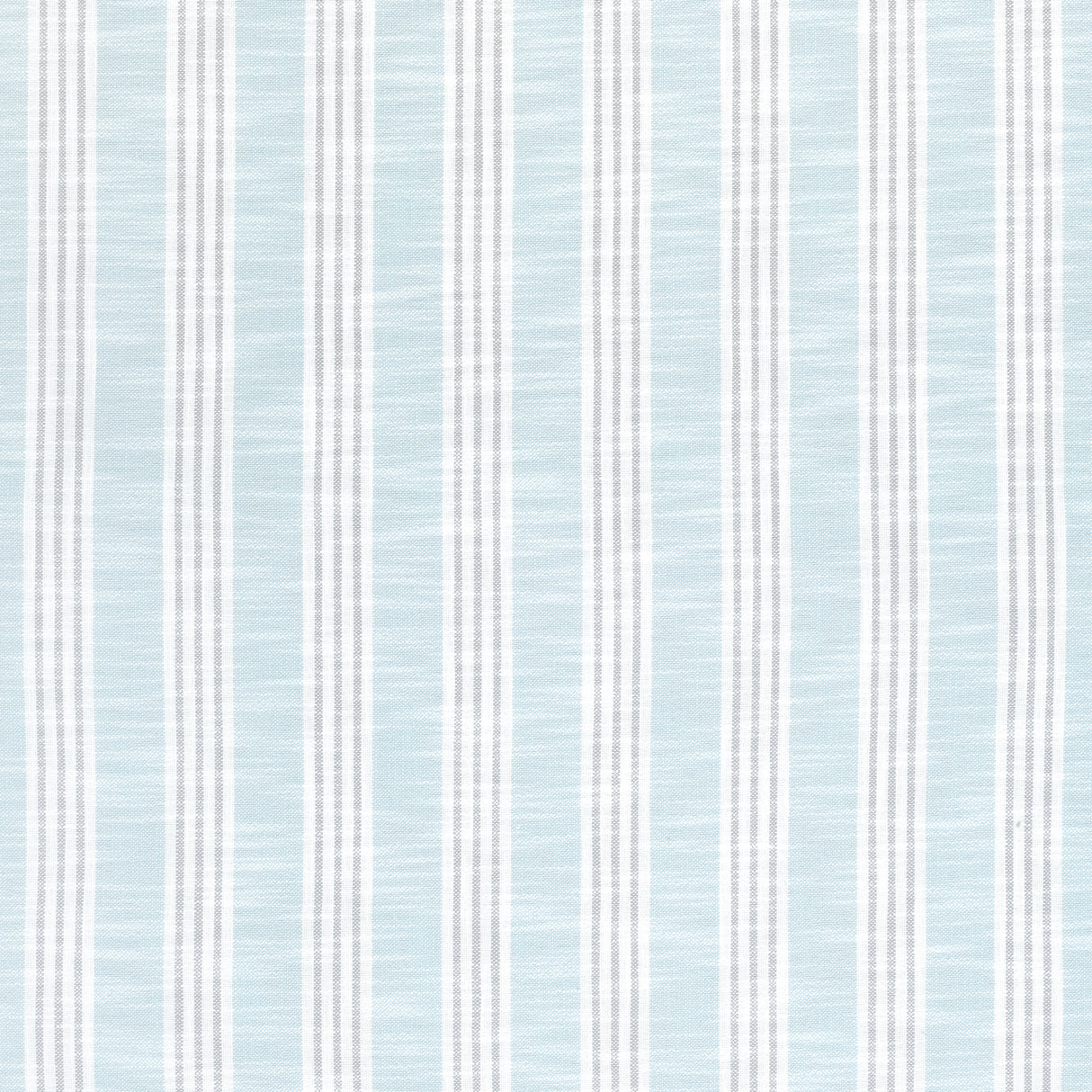 Thibaut W73483 SOUTHPORT STRIPE Seafoam and Grey Fabric