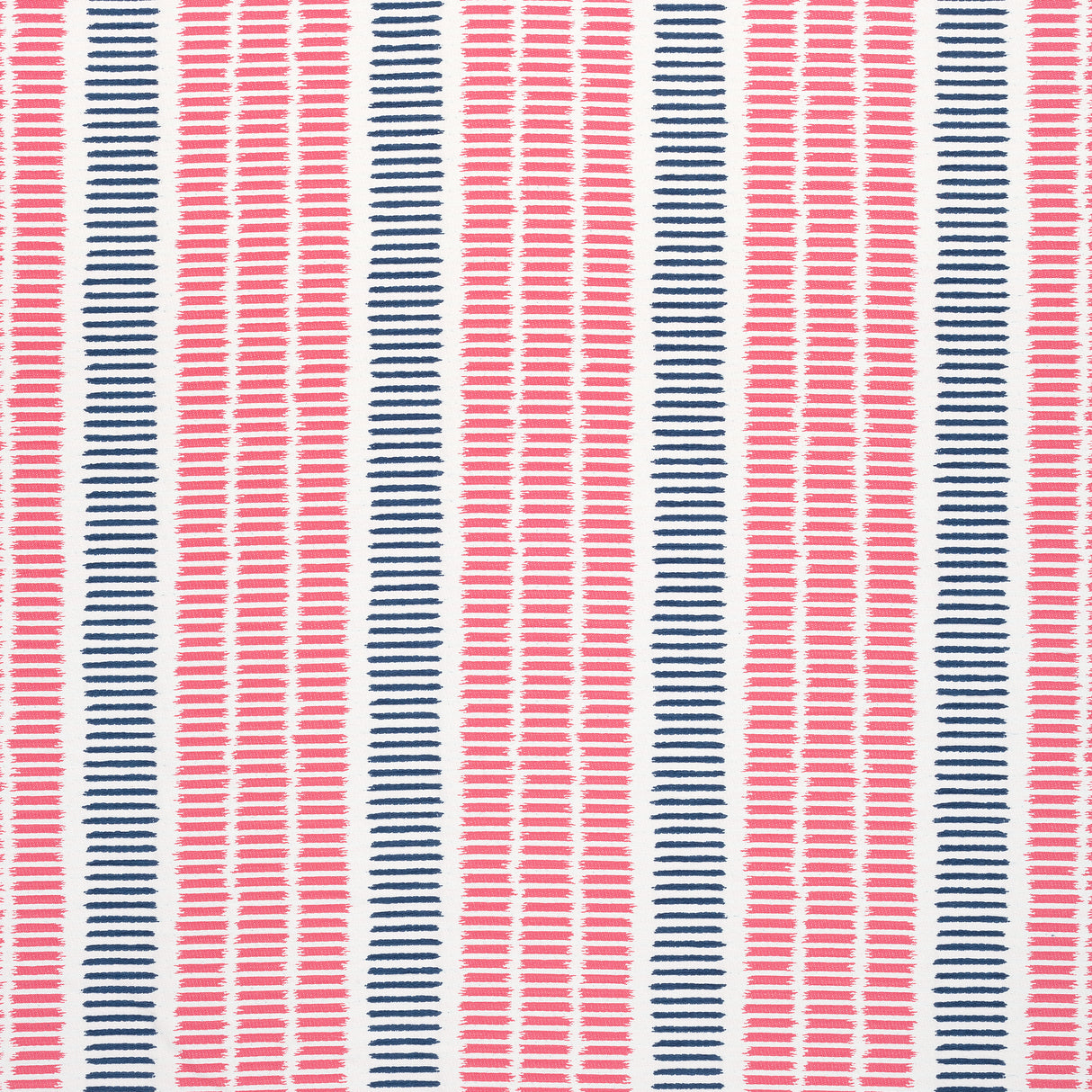 Thibaut W73513 TOPSAIL STRIPE Peony and Marine Fabric
