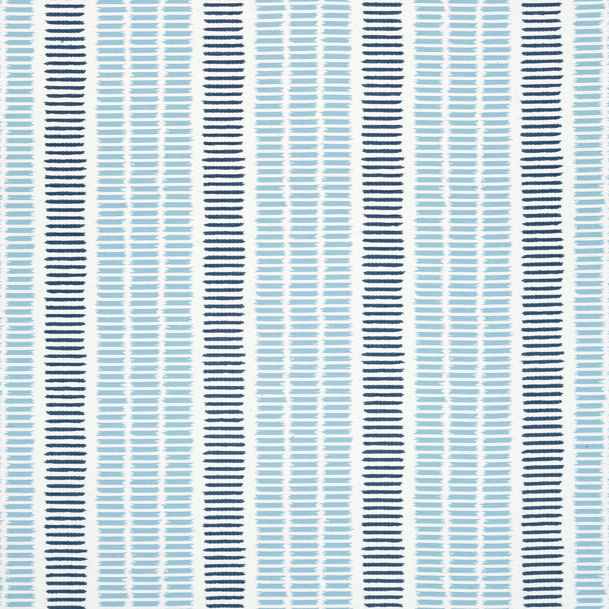 Thibaut W73515 TOPSAIL STRIPE Sky and Marine Fabric