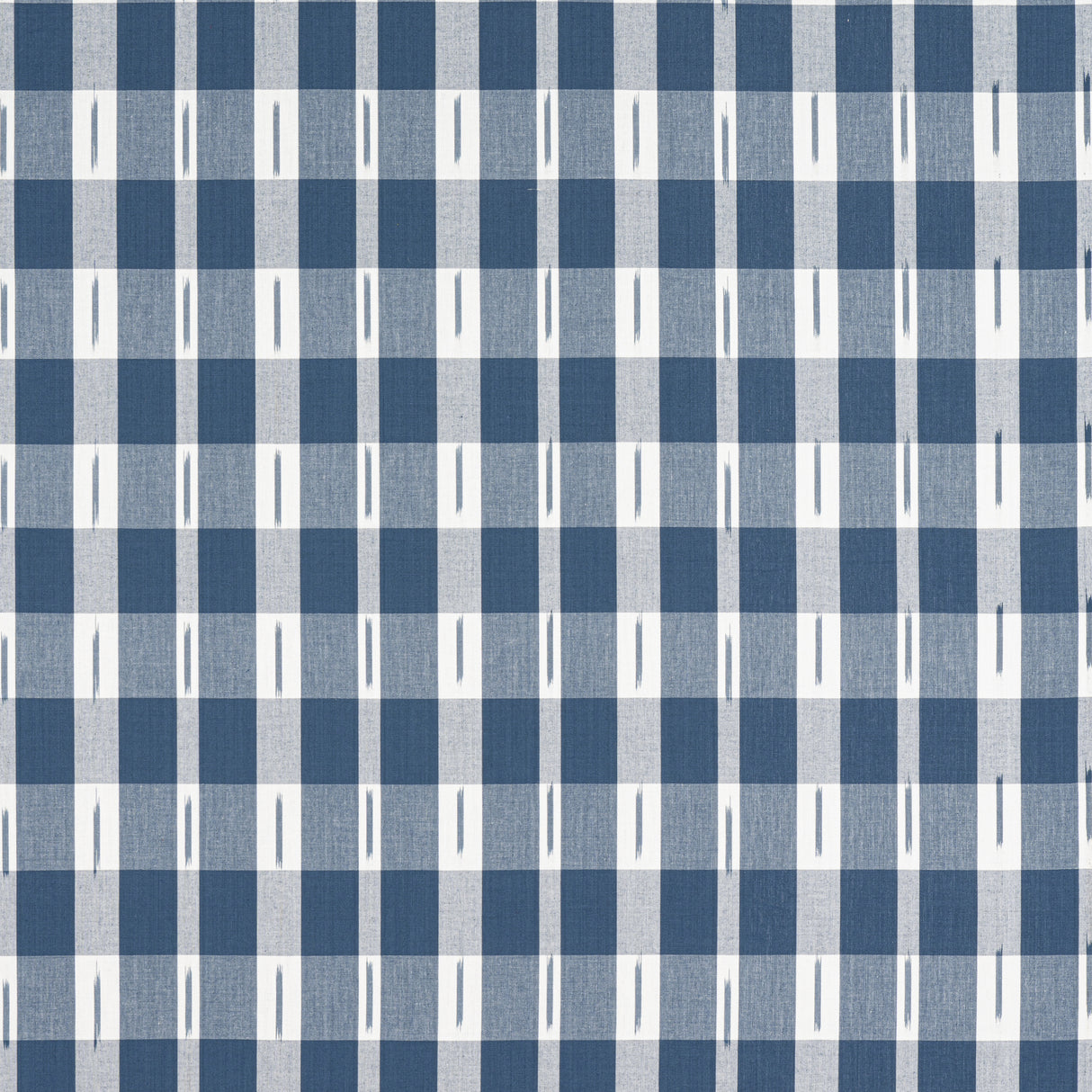 Thibaut W736439 ELLASTONE CHECK Navy Fabric