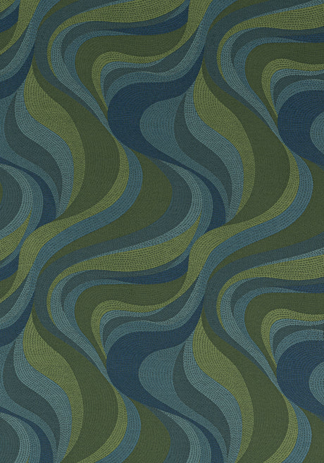 Thibaut W74200 PASSAGE Lagoon Fabric