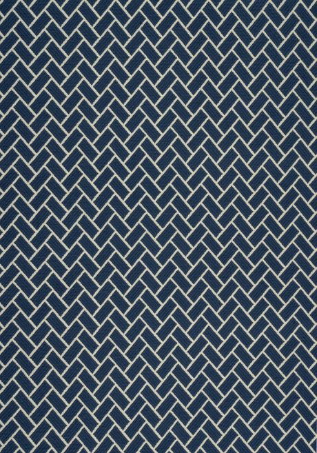 Thibaut W74224 COBBLESTONE Navy Fabric