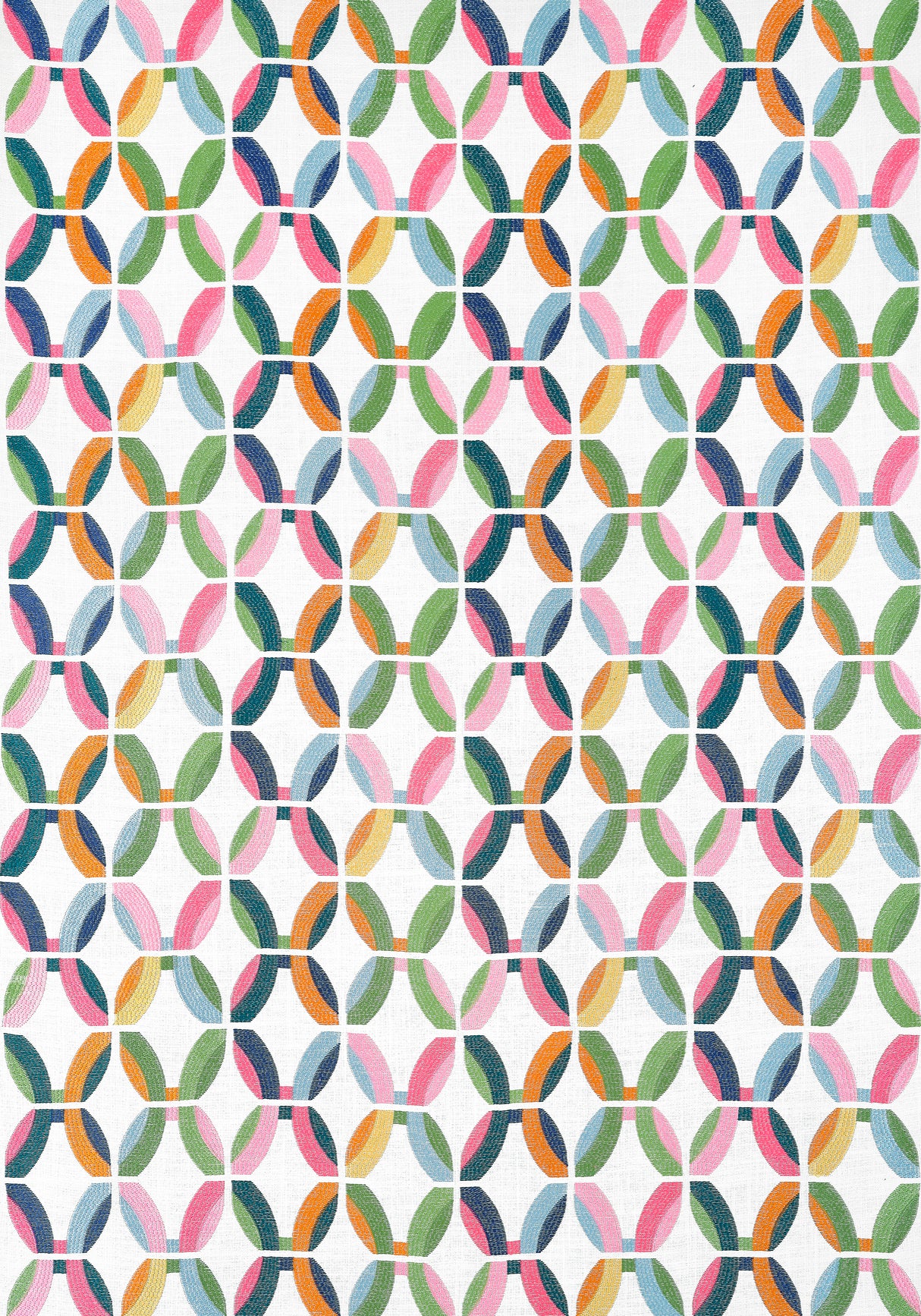 Thibaut W745003 PASSAGEWAY EMBROIDERY Brights Fabric