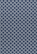 Thibaut W74639 MAISIE Navy Fabric