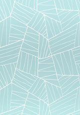 Thibaut W74659 JORDAN Aqua Fabric