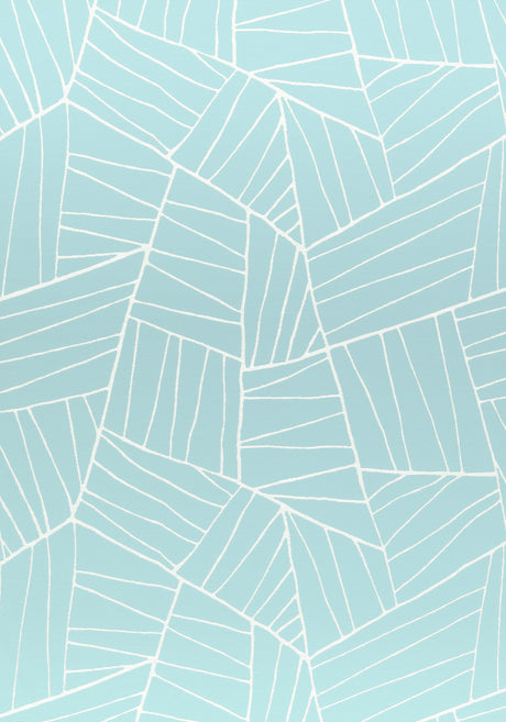 Thibaut W74659 JORDAN Aqua Fabric