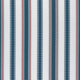 Thibaut W74665 SAMBA STRIPE Teal and Cranberry Fabric