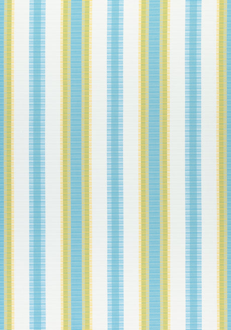 Thibaut W74671 SAMBA STRIPE Sky and Sunshine Fabric