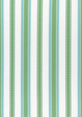 Thibaut W74672 SAMBA STRIPE Kelly Green and Pool Fabric