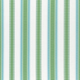 Thibaut W74672 SAMBA STRIPE Kelly Green and Pool Fabric