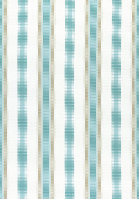 Thibaut W74673 SAMBA STRIPE Pool and Sand Fabric