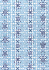 Thibaut W74677 JINX Sky and Royal Blue Fabric