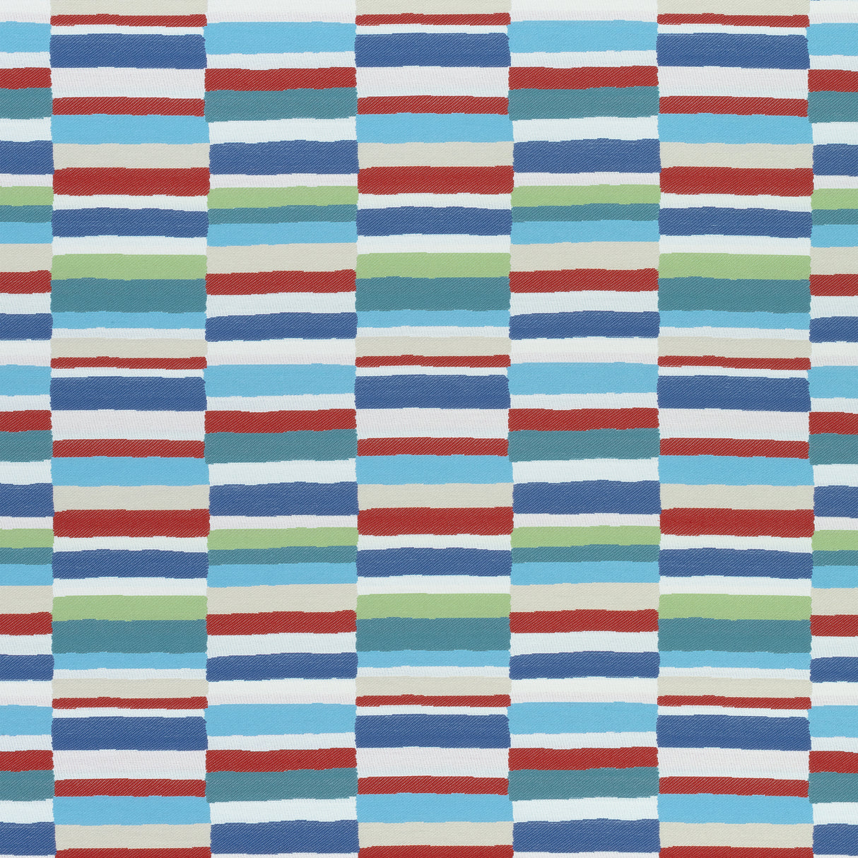 Thibaut W74684 CARNIVALE Red, Blue and Green Fabric