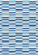 Thibaut W74690 CARNIVALE All Blue Fabric