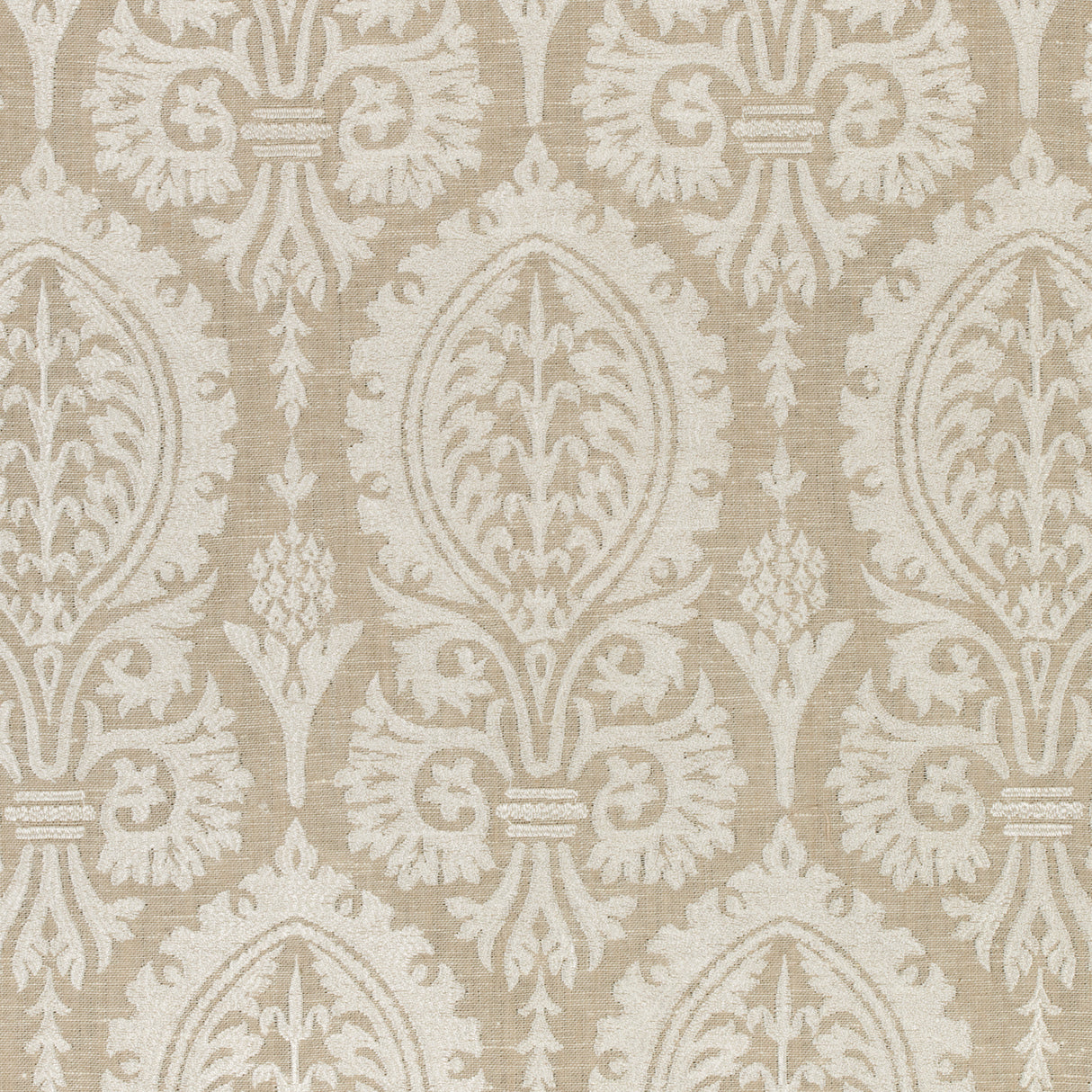 Thibaut W772569 SIR THOMAS EMBROIDERY Flax Fabric