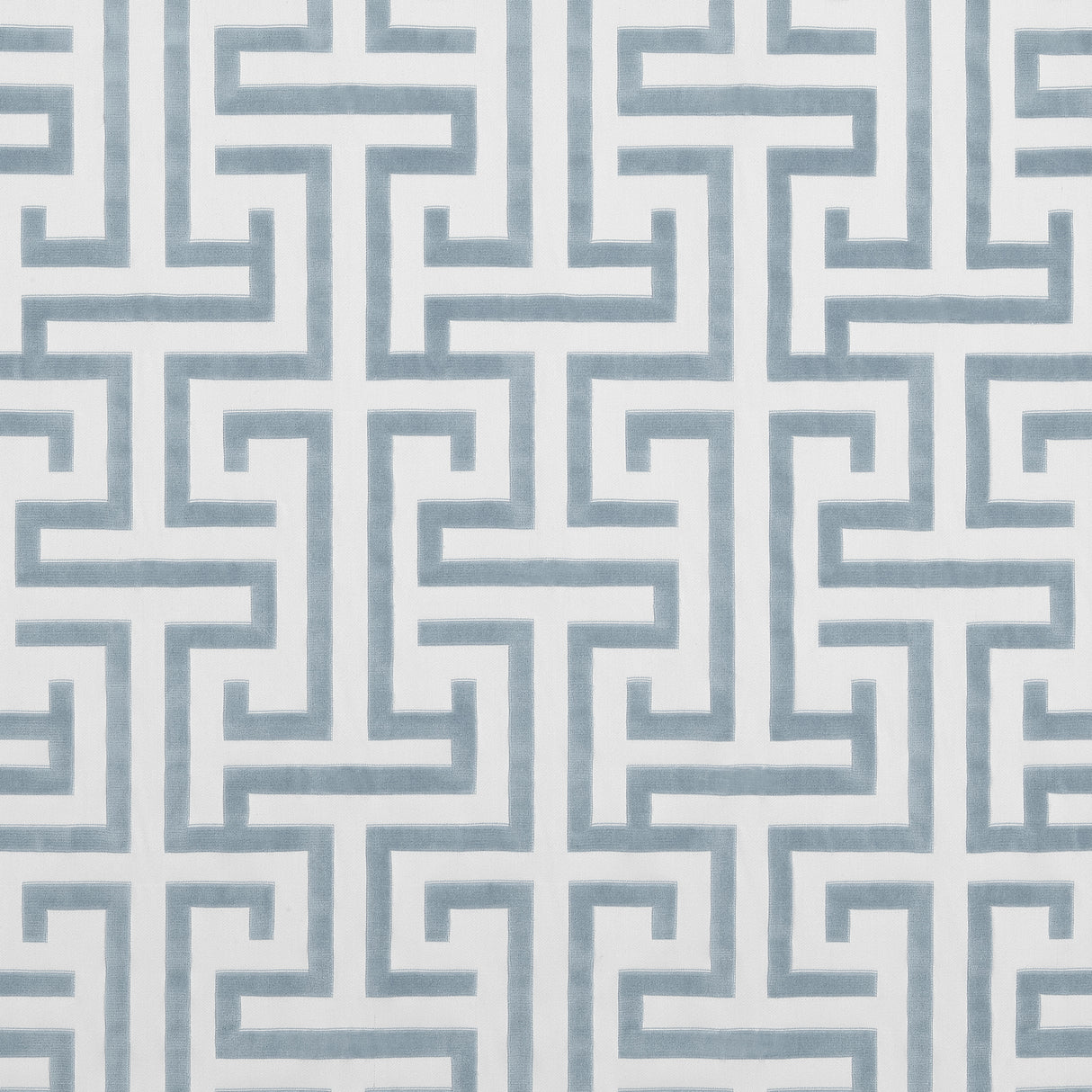 Thibaut W775474 MING TRAIL Light Blue Fabric