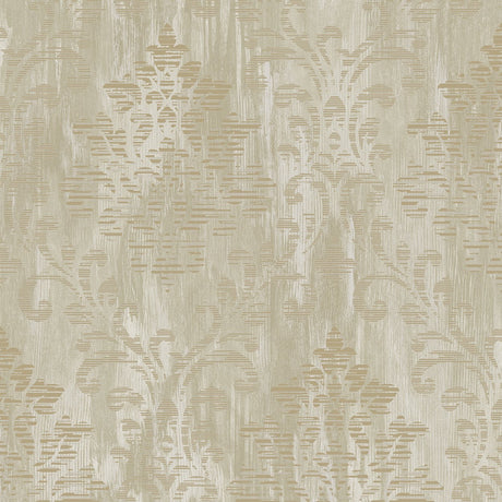 Galerie W78177 Gold Modern Metallic Damask - Eade's Wallpaper