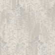Galerie W78180 Silver Grey Modern Metallic Damask - Eade's Wallpaper