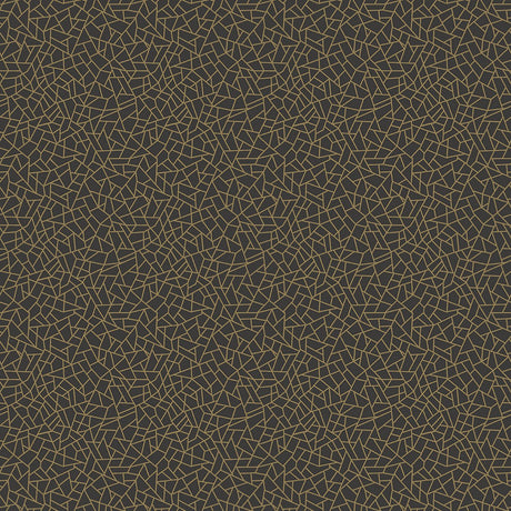 Galerie W78192 Black Crazed Geo - Eade's Wallpaper