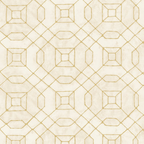 Galerie W78216 Gold Metallic Geometric - Eade's Wallpaper