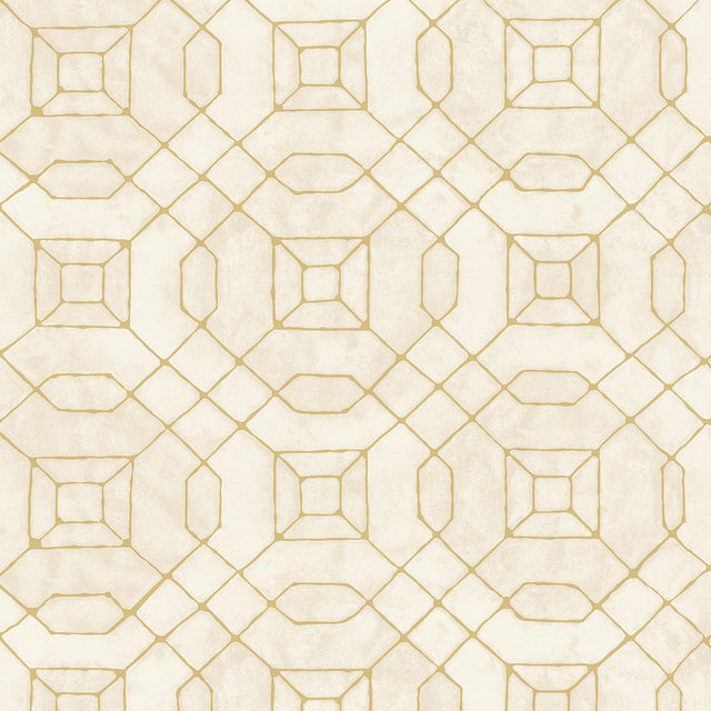 Galerie W78216 Gold Metallic Geometric - Eade's Wallpaper