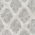 Galerie W78226 Silver Grey Metallic Damask - Eade's Wallpaper