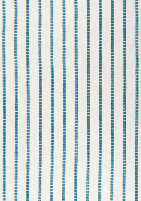 Thibaut W78342 OAK CREEK STRIPE Lagoon Fabric