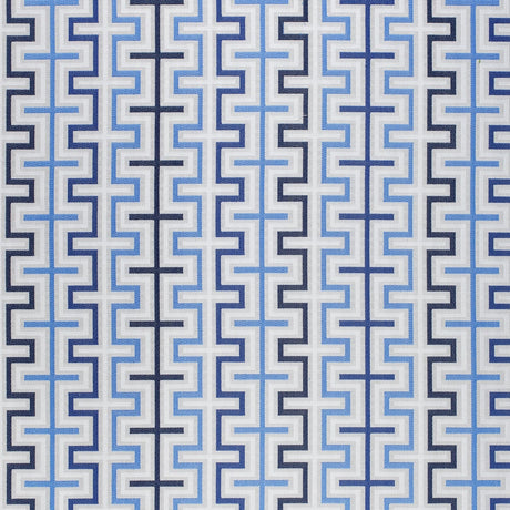 Thibaut ZIPPER W80335 in Blue Fabric - CALYPSO