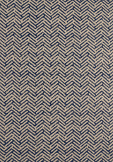 Thibaut W8111 VARENNA Camel and Navy Fabric