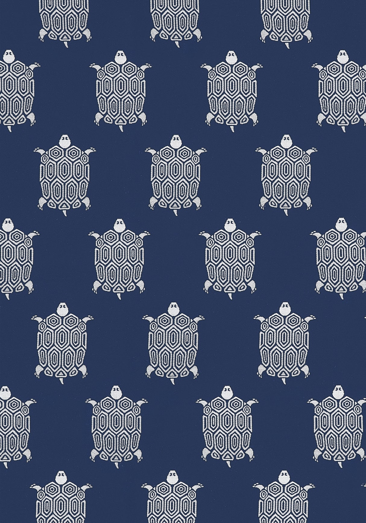 Thibaut W81629 TURTLE BAY Navy Fabric