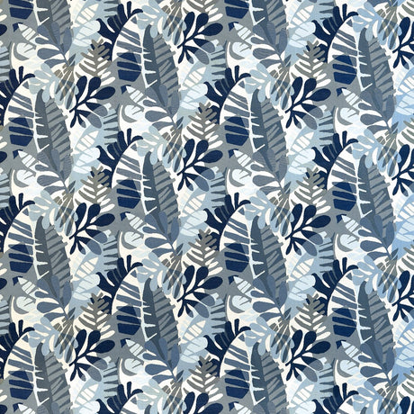 Thibaut IPANEMA W81794 in Navy and Sky Fabric - ACADIA