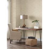 York WB5502 Grasscloth Brown Wallpaper