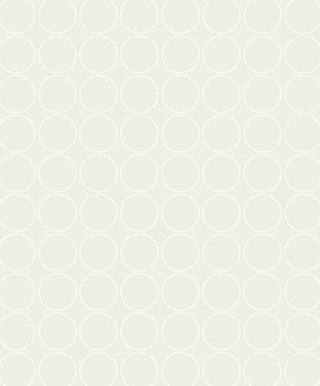 Seabrook Designs WH40503 Round Geometric Wallpaper