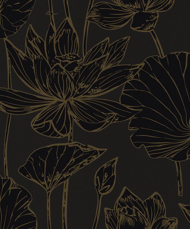 Seabrook Designs WH40700 Viola Floral Wallpaper