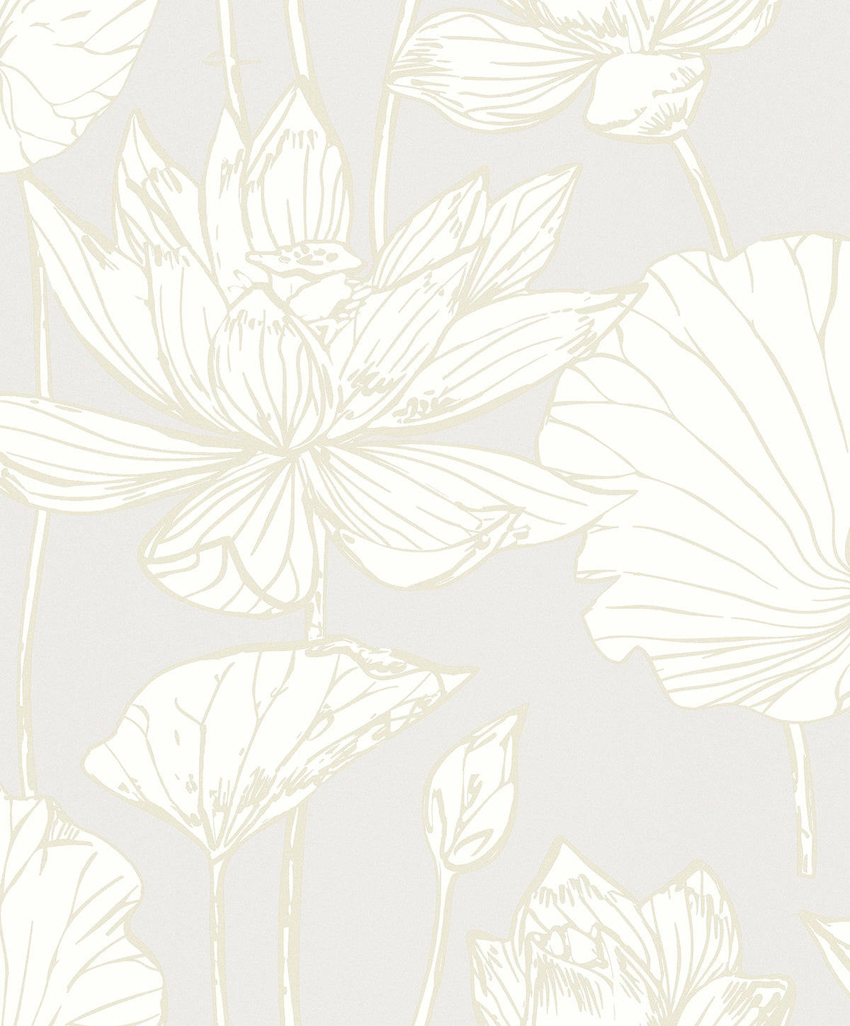 Seabrook Designs WH40703 Viola Floral Wallpaper