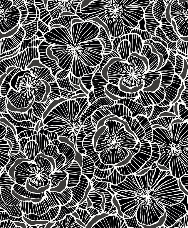 Seabrook Designs WH40800 Alejandra Floral Wallpaper