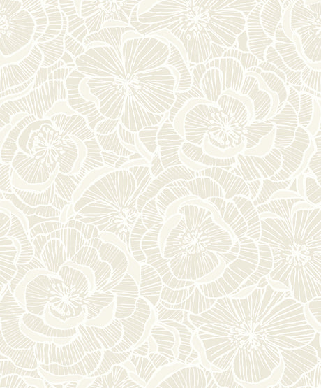 Seabrook Designs WH40805 Alejandra Floral Wallpaper
