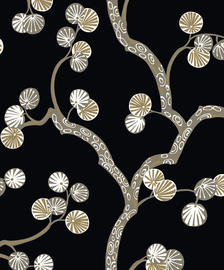 Seabrook Designs WH41005 Allegra Branches Wallpaper