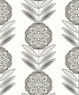 Seabrook Designs WH41118 Belle Floral Stripe Wallpaper