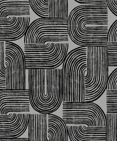 Seabrook Designs WH41300 Piper Geometric Wallpaper