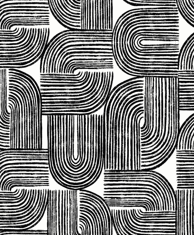 Seabrook Designs WH41310 Piper Geometric Wallpaper