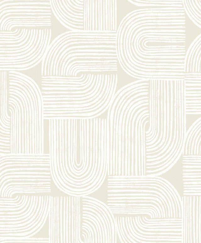 Seabrook Designs WH41320 Piper Geometric Wallpaper