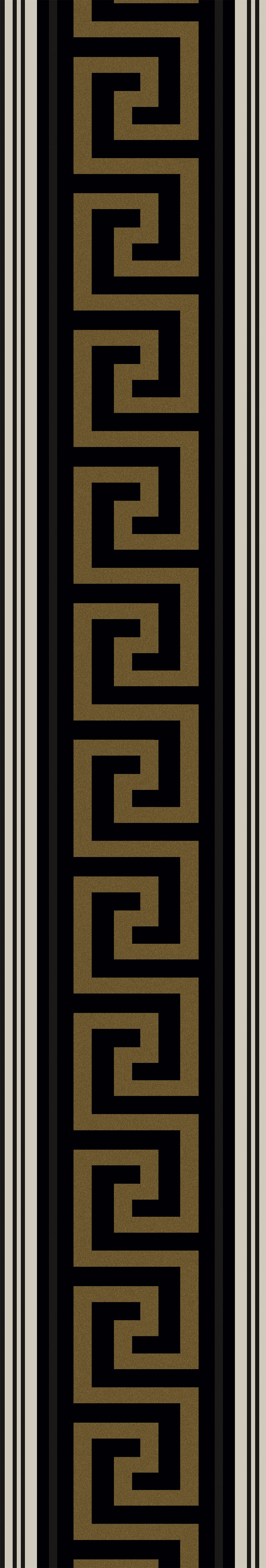 Seabrook Designs WH42106 Lyre Greek Key Border Wallpaper