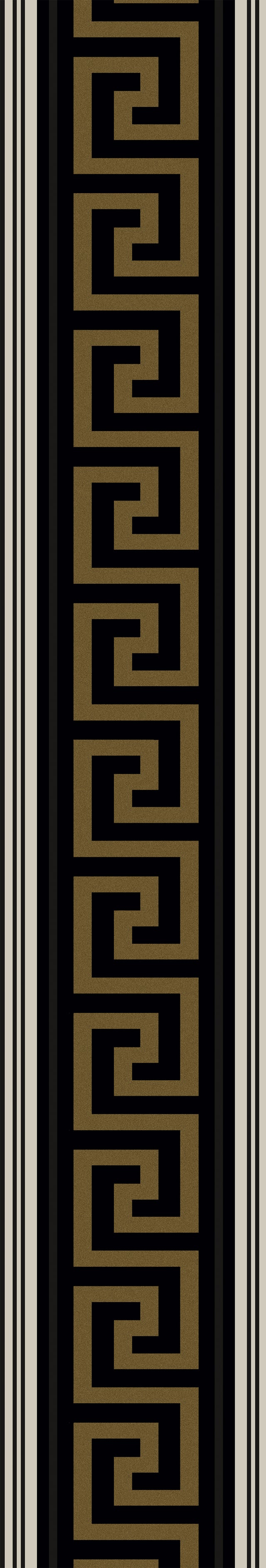 Seabrook Designs WH42106 Lyre Greek Key Border Wallpaper