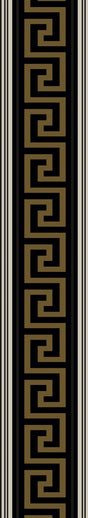 Seabrook Designs WH42106 Lyre Greek Key Border Wallpaper