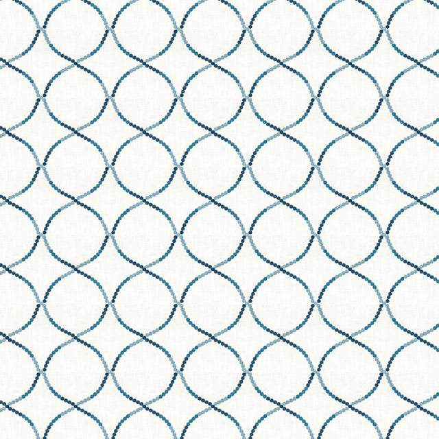 STOUT WHEE-1 WHEELING 1 SAPPHIRE Fabric - Eades Wallpaper & Fabric