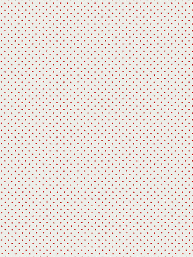 Scalamandre WHN000RP0665 RED ON WHITE LEE WALLPAPER - Eade's Wallpaper