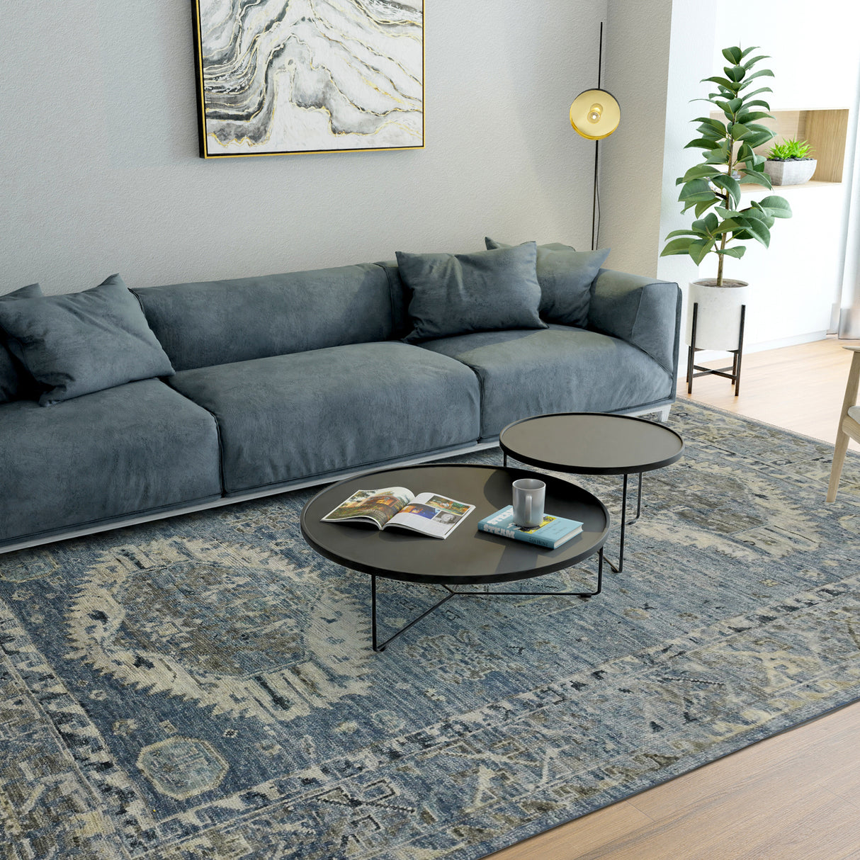 Amer Rugs WIL-1 Willow Geometric Pattern Area Rug
