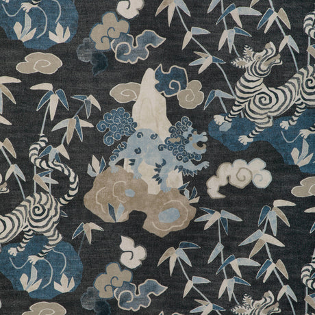 KRAVET BASICS WILDLIFE.5.0 WILDLIFE OCEAN Fabric - Eade's Wallpaper